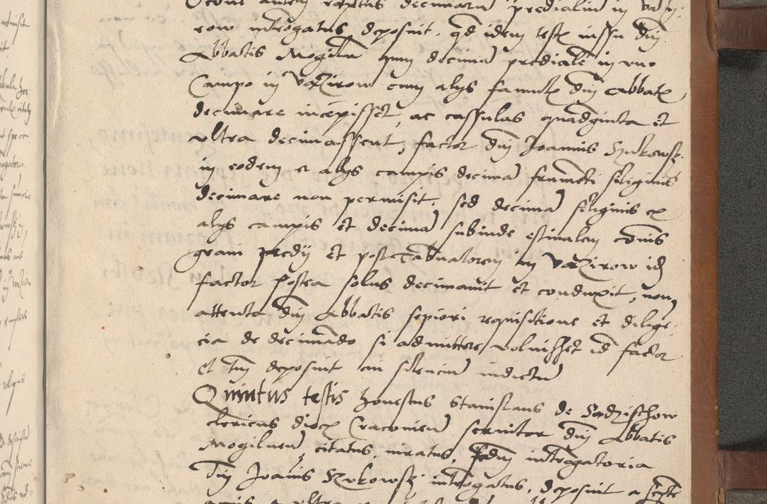 Zdjęcie nr 352 dla obiektu archiwalnego: Acta attestationum seu depositionum testium coram R. D. Petro de Gamratis, episcopo Cracoviensi, V. D. Bartholomaeo Gantkowski, Posnaniensi et Suae Paternitatis Rev. cancellario ac Sigismundo de Stazicza, decretorum doctore, auditore causarum curiae episcopalis praesidentibus ad a. D. 1540 et 1541, per me Bartholomaeum Ravensem, utraquw auctoriate notarium publicum et coram Sua Paternitatr Rev. causarum scriba feliciter inchoatum.