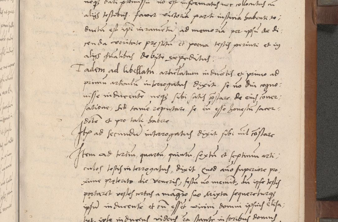 Zdjęcie nr 344 dla obiektu archiwalnego: Acta attestationum seu depositionum testium coram R. D. Petro de Gamratis, episcopo Cracoviensi, V. D. Bartholomaeo Gantkowski, Posnaniensi et Suae Paternitatis Rev. cancellario ac Sigismundo de Stazicza, decretorum doctore, auditore causarum curiae episcopalis praesidentibus ad a. D. 1540 et 1541, per me Bartholomaeum Ravensem, utraquw auctoriate notarium publicum et coram Sua Paternitatr Rev. causarum scriba feliciter inchoatum.