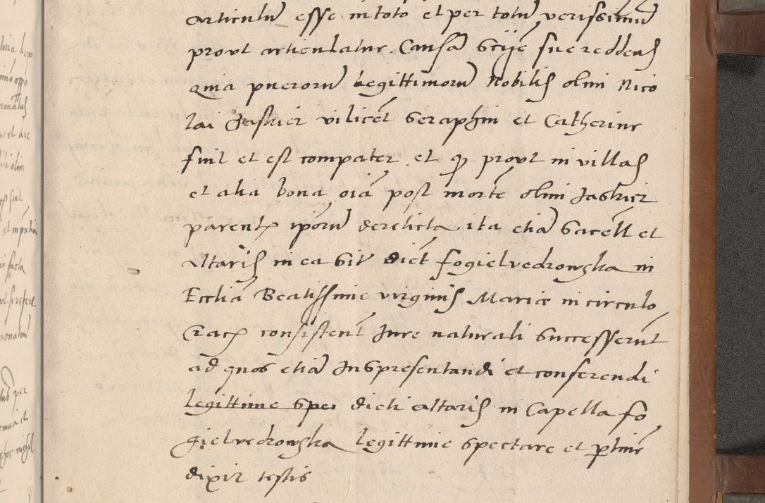 Zdjęcie nr 340 dla obiektu archiwalnego: Acta attestationum seu depositionum testium coram R. D. Petro de Gamratis, episcopo Cracoviensi, V. D. Bartholomaeo Gantkowski, Posnaniensi et Suae Paternitatis Rev. cancellario ac Sigismundo de Stazicza, decretorum doctore, auditore causarum curiae episcopalis praesidentibus ad a. D. 1540 et 1541, per me Bartholomaeum Ravensem, utraquw auctoriate notarium publicum et coram Sua Paternitatr Rev. causarum scriba feliciter inchoatum.