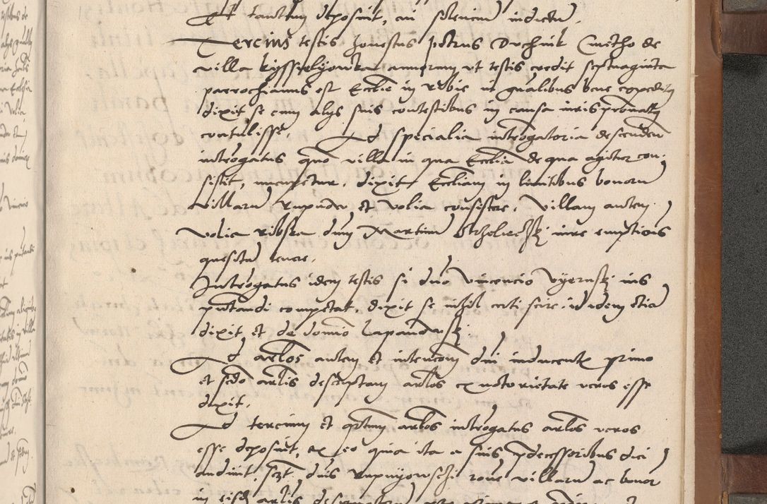 Zdjęcie nr 332 dla obiektu archiwalnego: Acta attestationum seu depositionum testium coram R. D. Petro de Gamratis, episcopo Cracoviensi, V. D. Bartholomaeo Gantkowski, Posnaniensi et Suae Paternitatis Rev. cancellario ac Sigismundo de Stazicza, decretorum doctore, auditore causarum curiae episcopalis praesidentibus ad a. D. 1540 et 1541, per me Bartholomaeum Ravensem, utraquw auctoriate notarium publicum et coram Sua Paternitatr Rev. causarum scriba feliciter inchoatum.