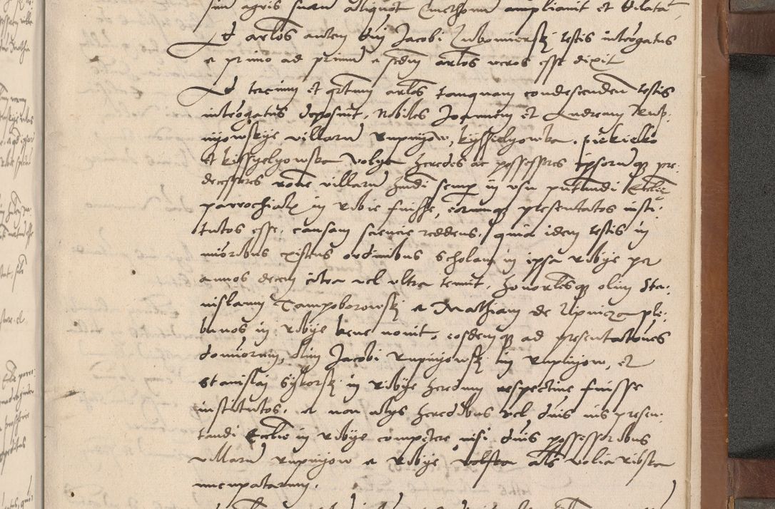 Zdjęcie nr 330 dla obiektu archiwalnego: Acta attestationum seu depositionum testium coram R. D. Petro de Gamratis, episcopo Cracoviensi, V. D. Bartholomaeo Gantkowski, Posnaniensi et Suae Paternitatis Rev. cancellario ac Sigismundo de Stazicza, decretorum doctore, auditore causarum curiae episcopalis praesidentibus ad a. D. 1540 et 1541, per me Bartholomaeum Ravensem, utraquw auctoriate notarium publicum et coram Sua Paternitatr Rev. causarum scriba feliciter inchoatum.