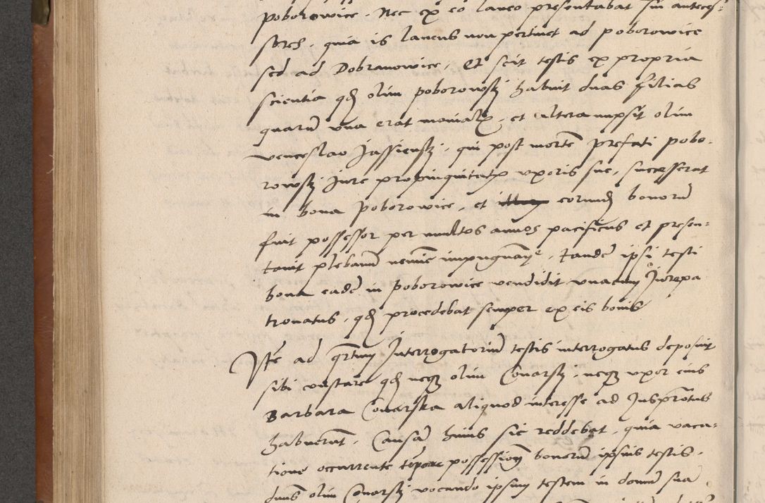 Zdjęcie nr 325 dla obiektu archiwalnego: Acta attestationum seu depositionum testium coram R. D. Petro de Gamratis, episcopo Cracoviensi, V. D. Bartholomaeo Gantkowski, Posnaniensi et Suae Paternitatis Rev. cancellario ac Sigismundo de Stazicza, decretorum doctore, auditore causarum curiae episcopalis praesidentibus ad a. D. 1540 et 1541, per me Bartholomaeum Ravensem, utraquw auctoriate notarium publicum et coram Sua Paternitatr Rev. causarum scriba feliciter inchoatum.