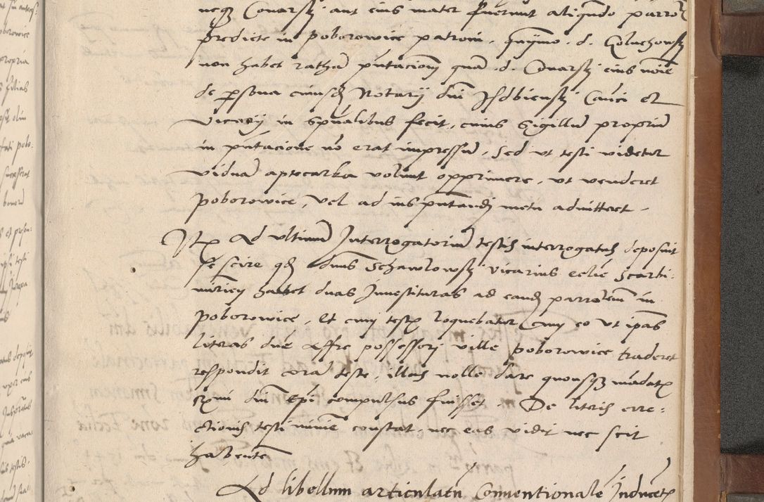 Zdjęcie nr 326 dla obiektu archiwalnego: Acta attestationum seu depositionum testium coram R. D. Petro de Gamratis, episcopo Cracoviensi, V. D. Bartholomaeo Gantkowski, Posnaniensi et Suae Paternitatis Rev. cancellario ac Sigismundo de Stazicza, decretorum doctore, auditore causarum curiae episcopalis praesidentibus ad a. D. 1540 et 1541, per me Bartholomaeum Ravensem, utraquw auctoriate notarium publicum et coram Sua Paternitatr Rev. causarum scriba feliciter inchoatum.
