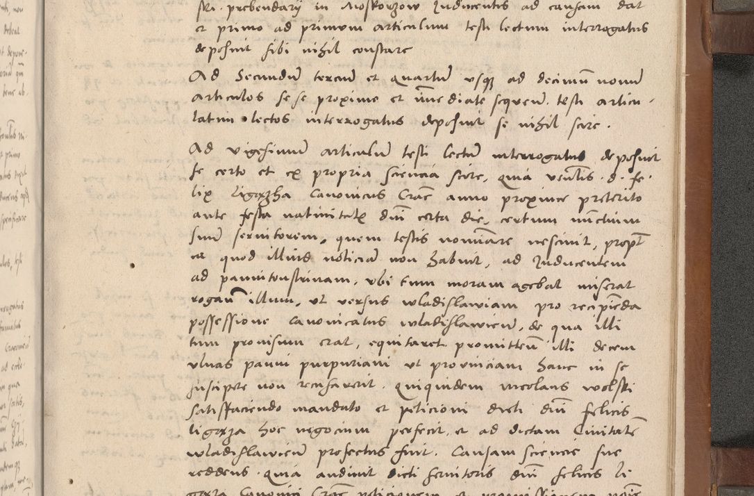 Zdjęcie nr 318 dla obiektu archiwalnego: Acta attestationum seu depositionum testium coram R. D. Petro de Gamratis, episcopo Cracoviensi, V. D. Bartholomaeo Gantkowski, Posnaniensi et Suae Paternitatis Rev. cancellario ac Sigismundo de Stazicza, decretorum doctore, auditore causarum curiae episcopalis praesidentibus ad a. D. 1540 et 1541, per me Bartholomaeum Ravensem, utraquw auctoriate notarium publicum et coram Sua Paternitatr Rev. causarum scriba feliciter inchoatum.