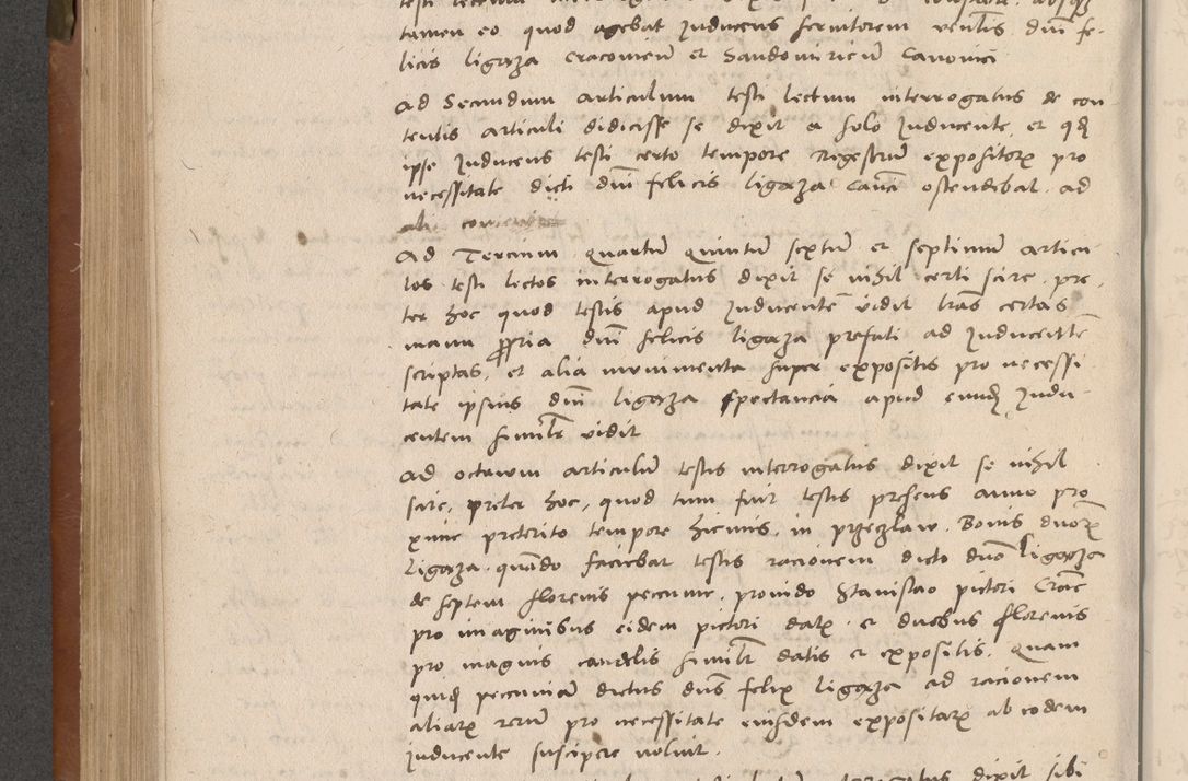 Zdjęcie nr 319 dla obiektu archiwalnego: Acta attestationum seu depositionum testium coram R. D. Petro de Gamratis, episcopo Cracoviensi, V. D. Bartholomaeo Gantkowski, Posnaniensi et Suae Paternitatis Rev. cancellario ac Sigismundo de Stazicza, decretorum doctore, auditore causarum curiae episcopalis praesidentibus ad a. D. 1540 et 1541, per me Bartholomaeum Ravensem, utraquw auctoriate notarium publicum et coram Sua Paternitatr Rev. causarum scriba feliciter inchoatum.