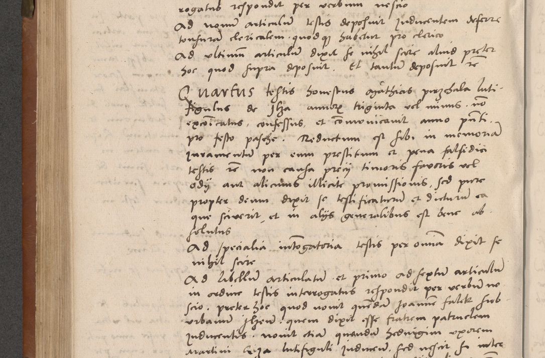 Zdjęcie nr 311 dla obiektu archiwalnego: Acta attestationum seu depositionum testium coram R. D. Petro de Gamratis, episcopo Cracoviensi, V. D. Bartholomaeo Gantkowski, Posnaniensi et Suae Paternitatis Rev. cancellario ac Sigismundo de Stazicza, decretorum doctore, auditore causarum curiae episcopalis praesidentibus ad a. D. 1540 et 1541, per me Bartholomaeum Ravensem, utraquw auctoriate notarium publicum et coram Sua Paternitatr Rev. causarum scriba feliciter inchoatum.
