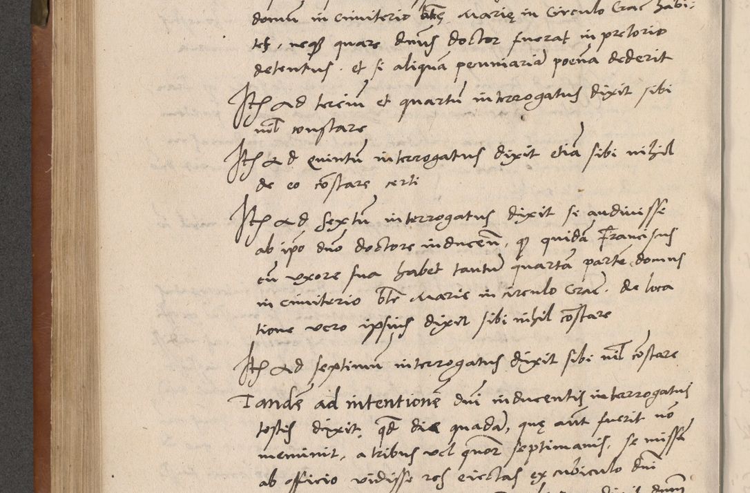 Zdjęcie nr 301 dla obiektu archiwalnego: Acta attestationum seu depositionum testium coram R. D. Petro de Gamratis, episcopo Cracoviensi, V. D. Bartholomaeo Gantkowski, Posnaniensi et Suae Paternitatis Rev. cancellario ac Sigismundo de Stazicza, decretorum doctore, auditore causarum curiae episcopalis praesidentibus ad a. D. 1540 et 1541, per me Bartholomaeum Ravensem, utraquw auctoriate notarium publicum et coram Sua Paternitatr Rev. causarum scriba feliciter inchoatum.