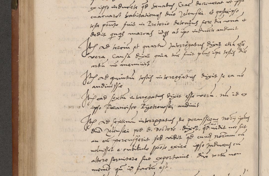 Zdjęcie nr 297 dla obiektu archiwalnego: Acta attestationum seu depositionum testium coram R. D. Petro de Gamratis, episcopo Cracoviensi, V. D. Bartholomaeo Gantkowski, Posnaniensi et Suae Paternitatis Rev. cancellario ac Sigismundo de Stazicza, decretorum doctore, auditore causarum curiae episcopalis praesidentibus ad a. D. 1540 et 1541, per me Bartholomaeum Ravensem, utraquw auctoriate notarium publicum et coram Sua Paternitatr Rev. causarum scriba feliciter inchoatum.
