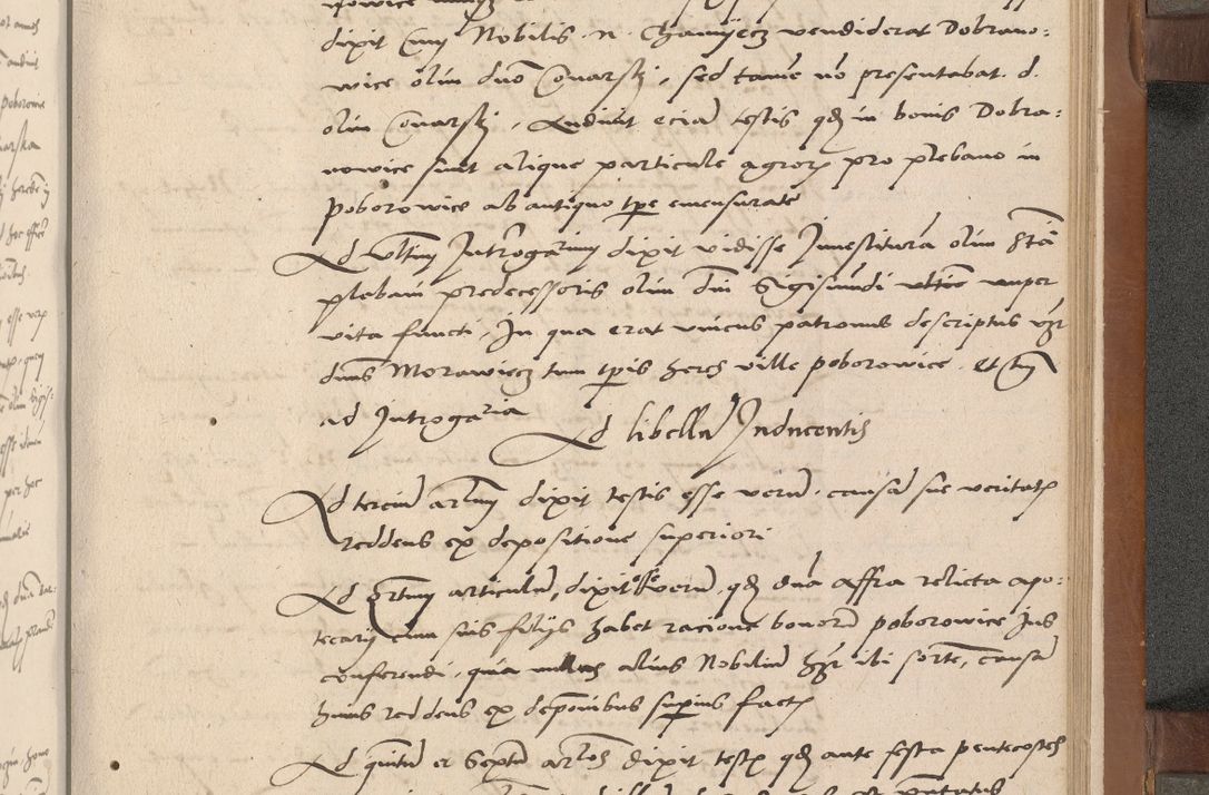 Zdjęcie nr 286 dla obiektu archiwalnego: Acta attestationum seu depositionum testium coram R. D. Petro de Gamratis, episcopo Cracoviensi, V. D. Bartholomaeo Gantkowski, Posnaniensi et Suae Paternitatis Rev. cancellario ac Sigismundo de Stazicza, decretorum doctore, auditore causarum curiae episcopalis praesidentibus ad a. D. 1540 et 1541, per me Bartholomaeum Ravensem, utraquw auctoriate notarium publicum et coram Sua Paternitatr Rev. causarum scriba feliciter inchoatum.