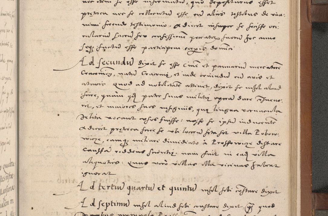 Zdjęcie nr 274 dla obiektu archiwalnego: Acta attestationum seu depositionum testium coram R. D. Petro de Gamratis, episcopo Cracoviensi, V. D. Bartholomaeo Gantkowski, Posnaniensi et Suae Paternitatis Rev. cancellario ac Sigismundo de Stazicza, decretorum doctore, auditore causarum curiae episcopalis praesidentibus ad a. D. 1540 et 1541, per me Bartholomaeum Ravensem, utraquw auctoriate notarium publicum et coram Sua Paternitatr Rev. causarum scriba feliciter inchoatum.