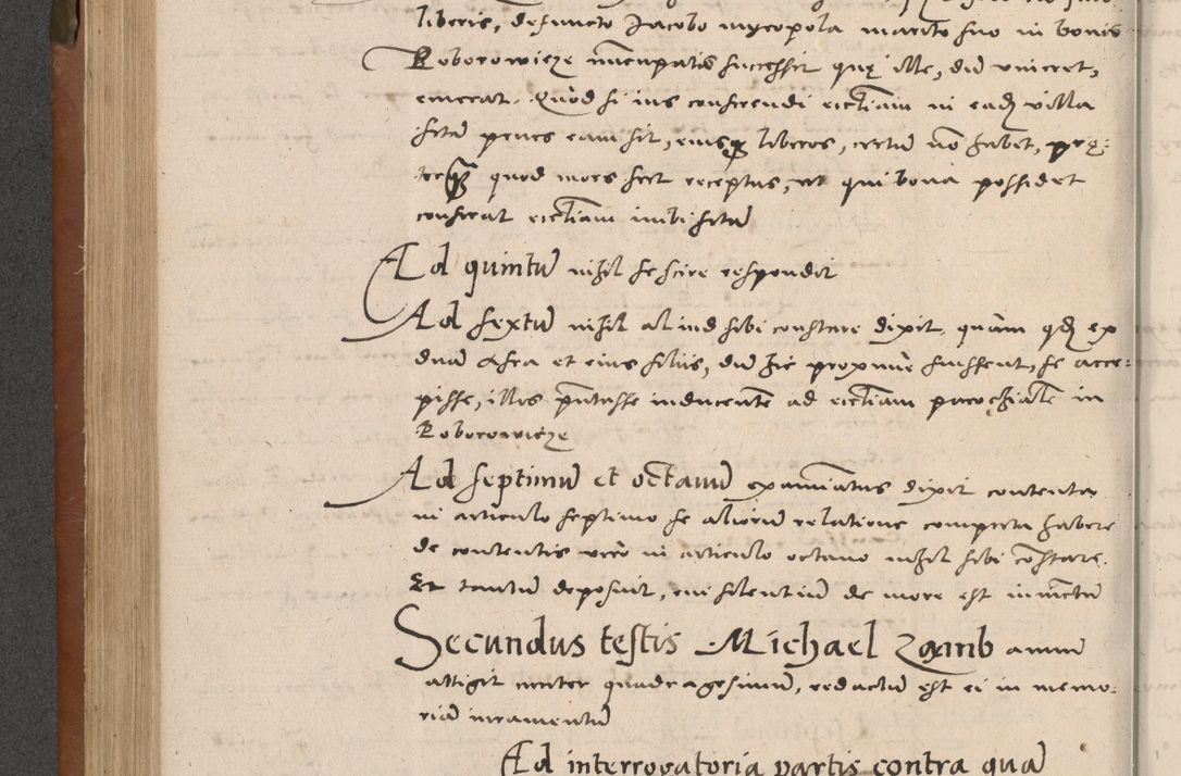 Zdjęcie nr 275 dla obiektu archiwalnego: Acta attestationum seu depositionum testium coram R. D. Petro de Gamratis, episcopo Cracoviensi, V. D. Bartholomaeo Gantkowski, Posnaniensi et Suae Paternitatis Rev. cancellario ac Sigismundo de Stazicza, decretorum doctore, auditore causarum curiae episcopalis praesidentibus ad a. D. 1540 et 1541, per me Bartholomaeum Ravensem, utraquw auctoriate notarium publicum et coram Sua Paternitatr Rev. causarum scriba feliciter inchoatum.