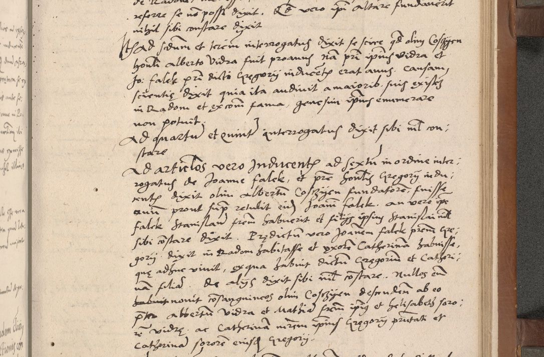 Zdjęcie nr 278 dla obiektu archiwalnego: Acta attestationum seu depositionum testium coram R. D. Petro de Gamratis, episcopo Cracoviensi, V. D. Bartholomaeo Gantkowski, Posnaniensi et Suae Paternitatis Rev. cancellario ac Sigismundo de Stazicza, decretorum doctore, auditore causarum curiae episcopalis praesidentibus ad a. D. 1540 et 1541, per me Bartholomaeum Ravensem, utraquw auctoriate notarium publicum et coram Sua Paternitatr Rev. causarum scriba feliciter inchoatum.