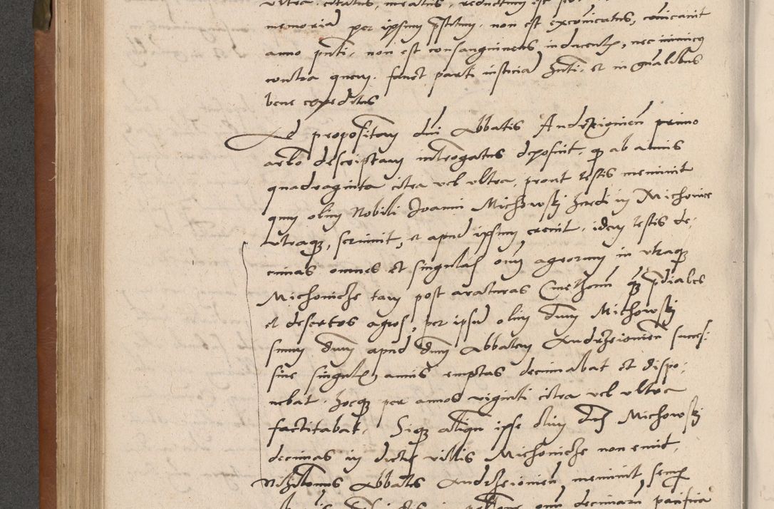 Zdjęcie nr 267 dla obiektu archiwalnego: Acta attestationum seu depositionum testium coram R. D. Petro de Gamratis, episcopo Cracoviensi, V. D. Bartholomaeo Gantkowski, Posnaniensi et Suae Paternitatis Rev. cancellario ac Sigismundo de Stazicza, decretorum doctore, auditore causarum curiae episcopalis praesidentibus ad a. D. 1540 et 1541, per me Bartholomaeum Ravensem, utraquw auctoriate notarium publicum et coram Sua Paternitatr Rev. causarum scriba feliciter inchoatum.
