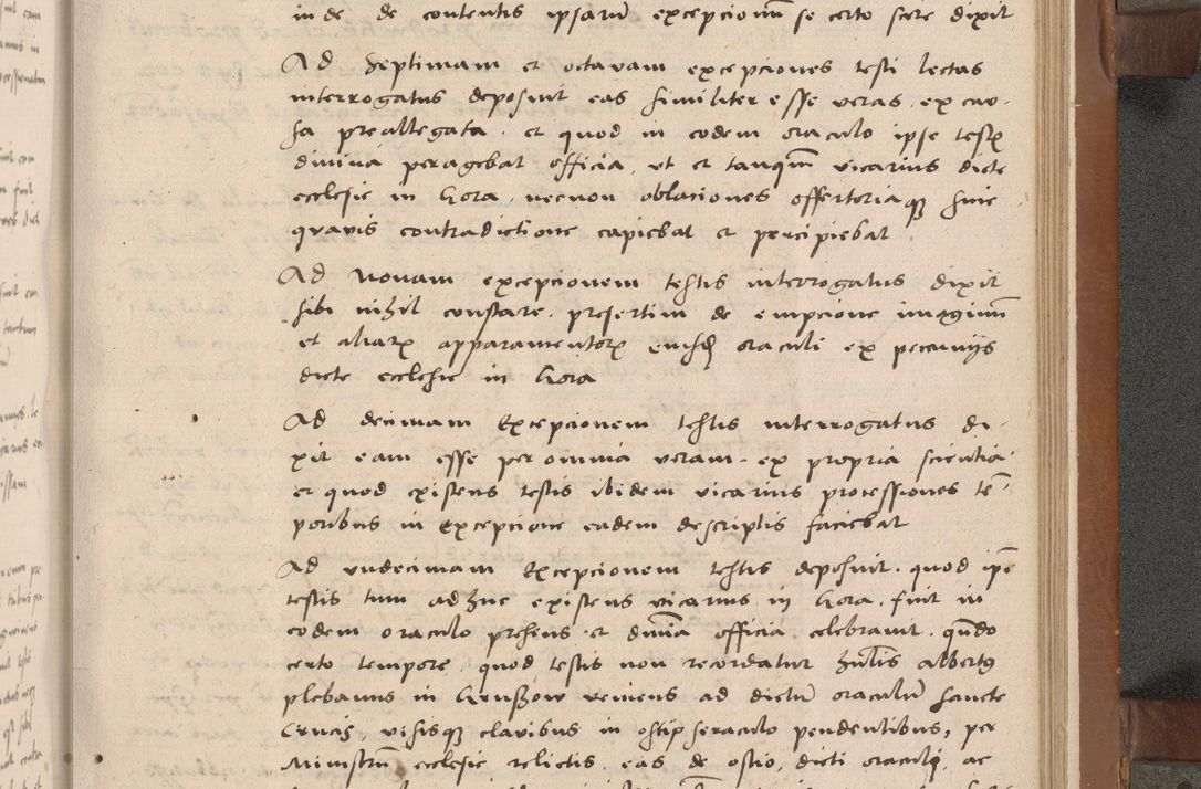 Zdjęcie nr 252 dla obiektu archiwalnego: Acta attestationum seu depositionum testium coram R. D. Petro de Gamratis, episcopo Cracoviensi, V. D. Bartholomaeo Gantkowski, Posnaniensi et Suae Paternitatis Rev. cancellario ac Sigismundo de Stazicza, decretorum doctore, auditore causarum curiae episcopalis praesidentibus ad a. D. 1540 et 1541, per me Bartholomaeum Ravensem, utraquw auctoriate notarium publicum et coram Sua Paternitatr Rev. causarum scriba feliciter inchoatum.