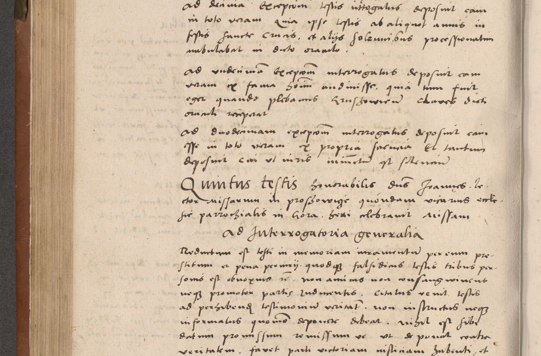 Zdjęcie nr 251 dla obiektu archiwalnego: Acta attestationum seu depositionum testium coram R. D. Petro de Gamratis, episcopo Cracoviensi, V. D. Bartholomaeo Gantkowski, Posnaniensi et Suae Paternitatis Rev. cancellario ac Sigismundo de Stazicza, decretorum doctore, auditore causarum curiae episcopalis praesidentibus ad a. D. 1540 et 1541, per me Bartholomaeum Ravensem, utraquw auctoriate notarium publicum et coram Sua Paternitatr Rev. causarum scriba feliciter inchoatum.