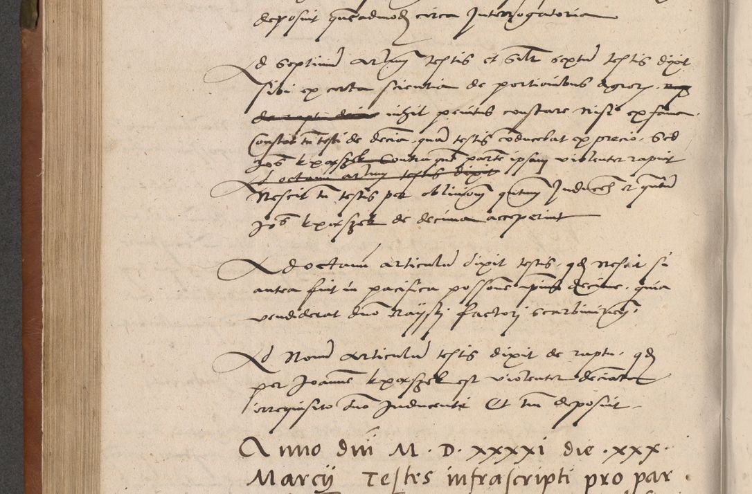 Zdjęcie nr 239 dla obiektu archiwalnego: Acta attestationum seu depositionum testium coram R. D. Petro de Gamratis, episcopo Cracoviensi, V. D. Bartholomaeo Gantkowski, Posnaniensi et Suae Paternitatis Rev. cancellario ac Sigismundo de Stazicza, decretorum doctore, auditore causarum curiae episcopalis praesidentibus ad a. D. 1540 et 1541, per me Bartholomaeum Ravensem, utraquw auctoriate notarium publicum et coram Sua Paternitatr Rev. causarum scriba feliciter inchoatum.