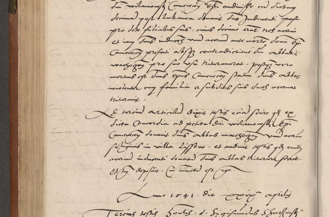 Zdjęcie nr 233 dla obiektu archiwalnego: Acta attestationum seu depositionum testium coram R. D. Petro de Gamratis, episcopo Cracoviensi, V. D. Bartholomaeo Gantkowski, Posnaniensi et Suae Paternitatis Rev. cancellario ac Sigismundo de Stazicza, decretorum doctore, auditore causarum curiae episcopalis praesidentibus ad a. D. 1540 et 1541, per me Bartholomaeum Ravensem, utraquw auctoriate notarium publicum et coram Sua Paternitatr Rev. causarum scriba feliciter inchoatum.