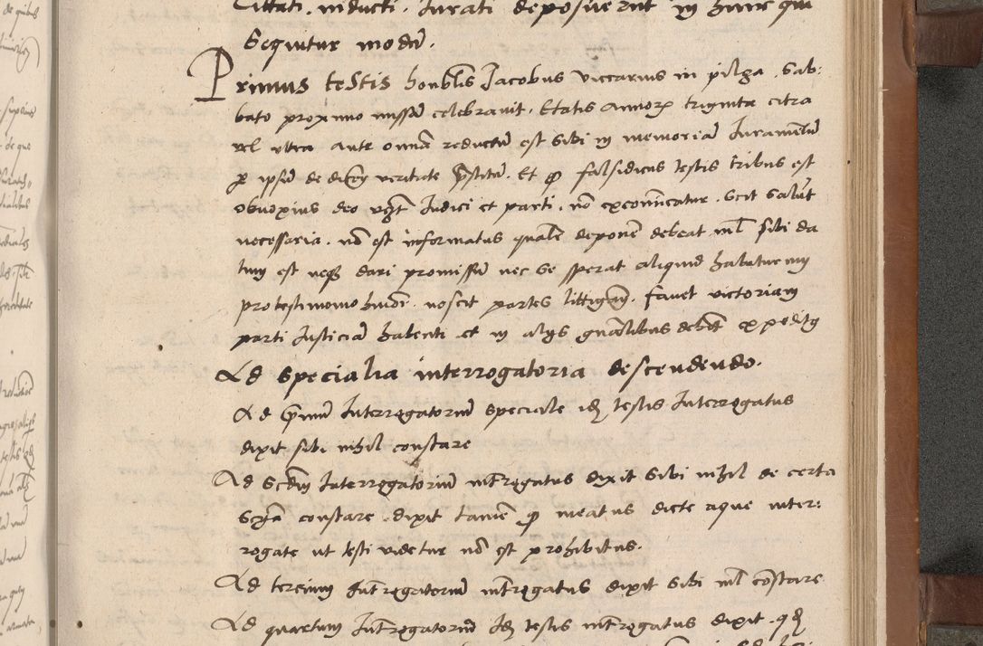Zdjęcie nr 218 dla obiektu archiwalnego: Acta attestationum seu depositionum testium coram R. D. Petro de Gamratis, episcopo Cracoviensi, V. D. Bartholomaeo Gantkowski, Posnaniensi et Suae Paternitatis Rev. cancellario ac Sigismundo de Stazicza, decretorum doctore, auditore causarum curiae episcopalis praesidentibus ad a. D. 1540 et 1541, per me Bartholomaeum Ravensem, utraquw auctoriate notarium publicum et coram Sua Paternitatr Rev. causarum scriba feliciter inchoatum.