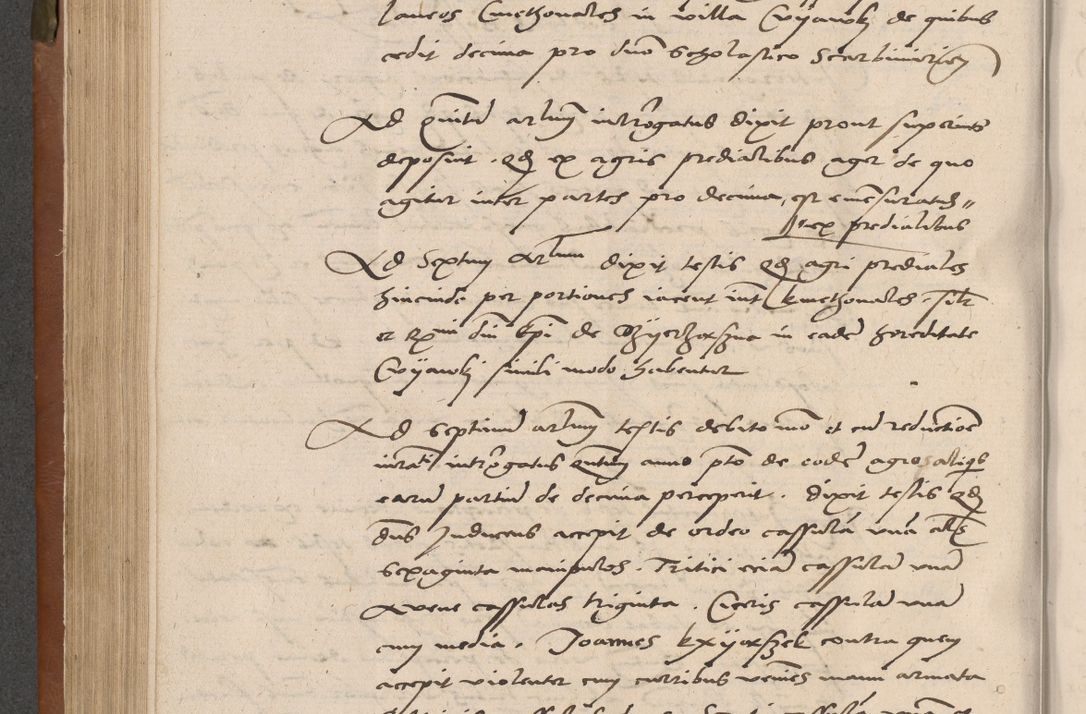 Zdjęcie nr 217 dla obiektu archiwalnego: Acta attestationum seu depositionum testium coram R. D. Petro de Gamratis, episcopo Cracoviensi, V. D. Bartholomaeo Gantkowski, Posnaniensi et Suae Paternitatis Rev. cancellario ac Sigismundo de Stazicza, decretorum doctore, auditore causarum curiae episcopalis praesidentibus ad a. D. 1540 et 1541, per me Bartholomaeum Ravensem, utraquw auctoriate notarium publicum et coram Sua Paternitatr Rev. causarum scriba feliciter inchoatum.