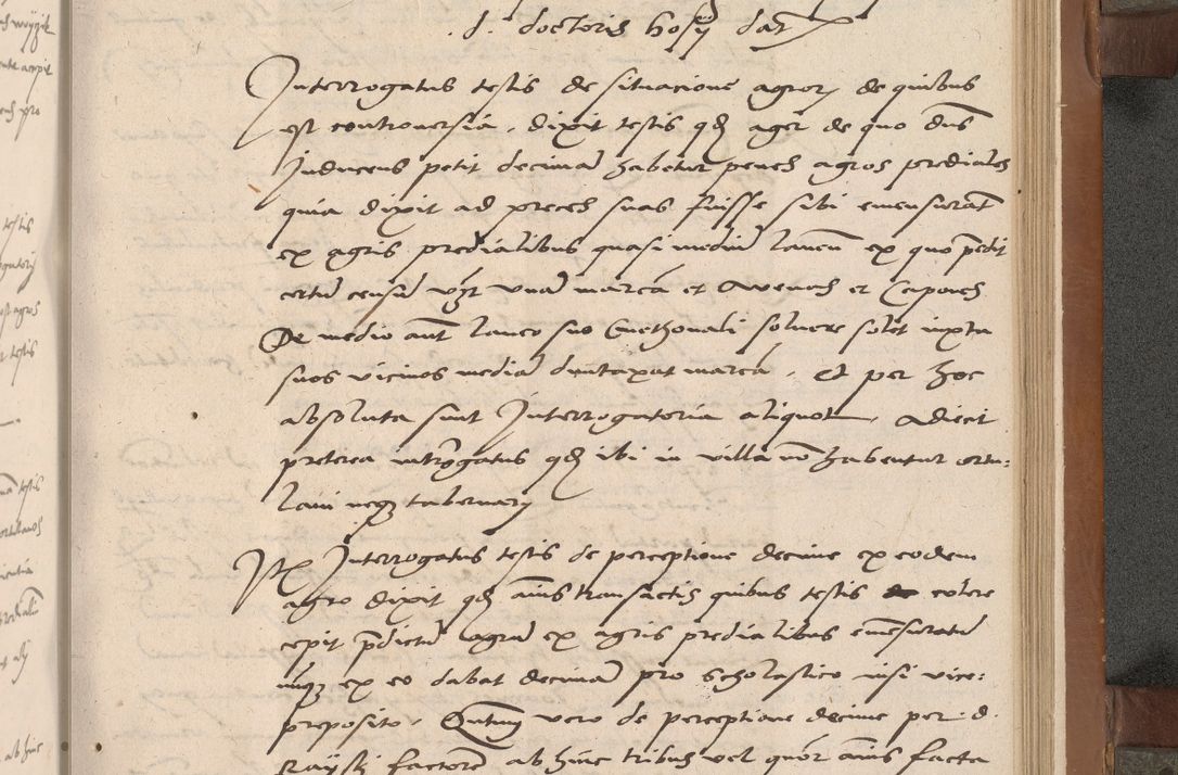 Zdjęcie nr 216 dla obiektu archiwalnego: Acta attestationum seu depositionum testium coram R. D. Petro de Gamratis, episcopo Cracoviensi, V. D. Bartholomaeo Gantkowski, Posnaniensi et Suae Paternitatis Rev. cancellario ac Sigismundo de Stazicza, decretorum doctore, auditore causarum curiae episcopalis praesidentibus ad a. D. 1540 et 1541, per me Bartholomaeum Ravensem, utraquw auctoriate notarium publicum et coram Sua Paternitatr Rev. causarum scriba feliciter inchoatum.