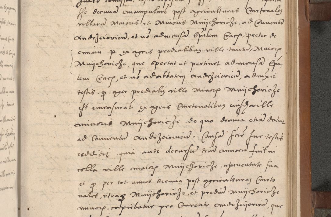 Zdjęcie nr 212 dla obiektu archiwalnego: Acta attestationum seu depositionum testium coram R. D. Petro de Gamratis, episcopo Cracoviensi, V. D. Bartholomaeo Gantkowski, Posnaniensi et Suae Paternitatis Rev. cancellario ac Sigismundo de Stazicza, decretorum doctore, auditore causarum curiae episcopalis praesidentibus ad a. D. 1540 et 1541, per me Bartholomaeum Ravensem, utraquw auctoriate notarium publicum et coram Sua Paternitatr Rev. causarum scriba feliciter inchoatum.