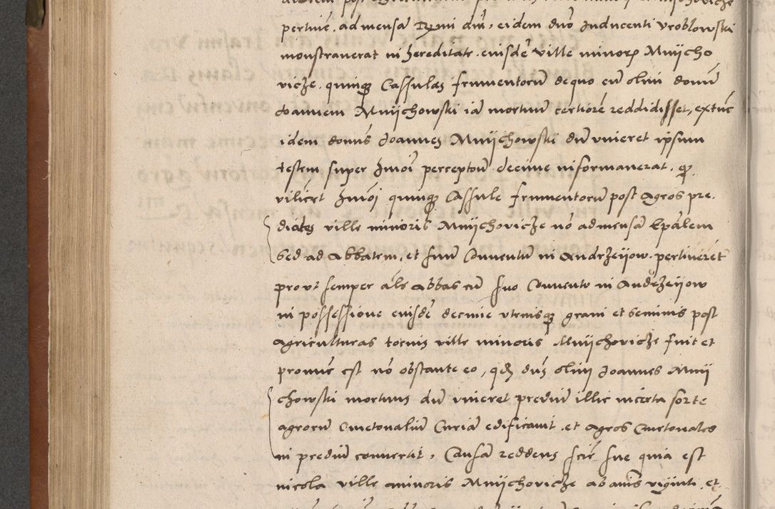 Zdjęcie nr 209 dla obiektu archiwalnego: Acta attestationum seu depositionum testium coram R. D. Petro de Gamratis, episcopo Cracoviensi, V. D. Bartholomaeo Gantkowski, Posnaniensi et Suae Paternitatis Rev. cancellario ac Sigismundo de Stazicza, decretorum doctore, auditore causarum curiae episcopalis praesidentibus ad a. D. 1540 et 1541, per me Bartholomaeum Ravensem, utraquw auctoriate notarium publicum et coram Sua Paternitatr Rev. causarum scriba feliciter inchoatum.