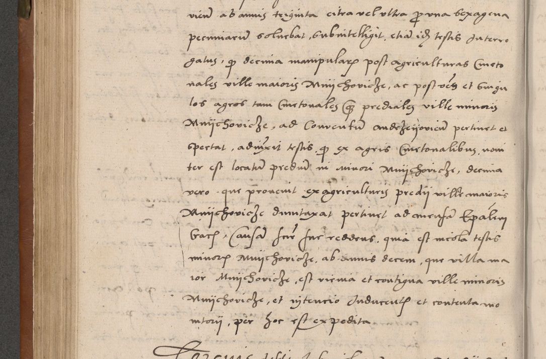Zdjęcie nr 211 dla obiektu archiwalnego: Acta attestationum seu depositionum testium coram R. D. Petro de Gamratis, episcopo Cracoviensi, V. D. Bartholomaeo Gantkowski, Posnaniensi et Suae Paternitatis Rev. cancellario ac Sigismundo de Stazicza, decretorum doctore, auditore causarum curiae episcopalis praesidentibus ad a. D. 1540 et 1541, per me Bartholomaeum Ravensem, utraquw auctoriate notarium publicum et coram Sua Paternitatr Rev. causarum scriba feliciter inchoatum.