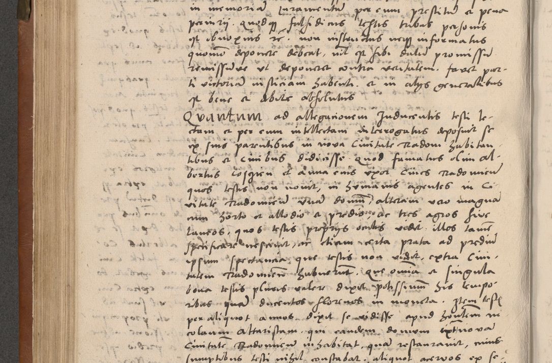 Zdjęcie nr 201 dla obiektu archiwalnego: Acta attestationum seu depositionum testium coram R. D. Petro de Gamratis, episcopo Cracoviensi, V. D. Bartholomaeo Gantkowski, Posnaniensi et Suae Paternitatis Rev. cancellario ac Sigismundo de Stazicza, decretorum doctore, auditore causarum curiae episcopalis praesidentibus ad a. D. 1540 et 1541, per me Bartholomaeum Ravensem, utraquw auctoriate notarium publicum et coram Sua Paternitatr Rev. causarum scriba feliciter inchoatum.