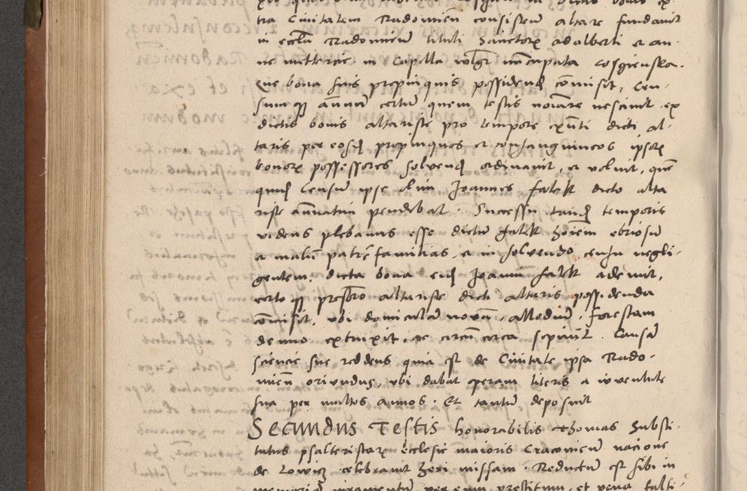 Zdjęcie nr 199 dla obiektu archiwalnego: Acta attestationum seu depositionum testium coram R. D. Petro de Gamratis, episcopo Cracoviensi, V. D. Bartholomaeo Gantkowski, Posnaniensi et Suae Paternitatis Rev. cancellario ac Sigismundo de Stazicza, decretorum doctore, auditore causarum curiae episcopalis praesidentibus ad a. D. 1540 et 1541, per me Bartholomaeum Ravensem, utraquw auctoriate notarium publicum et coram Sua Paternitatr Rev. causarum scriba feliciter inchoatum.