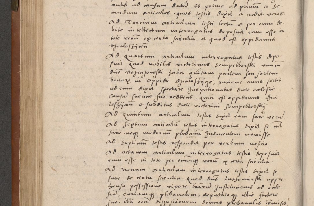 Zdjęcie nr 191 dla obiektu archiwalnego: Acta attestationum seu depositionum testium coram R. D. Petro de Gamratis, episcopo Cracoviensi, V. D. Bartholomaeo Gantkowski, Posnaniensi et Suae Paternitatis Rev. cancellario ac Sigismundo de Stazicza, decretorum doctore, auditore causarum curiae episcopalis praesidentibus ad a. D. 1540 et 1541, per me Bartholomaeum Ravensem, utraquw auctoriate notarium publicum et coram Sua Paternitatr Rev. causarum scriba feliciter inchoatum.