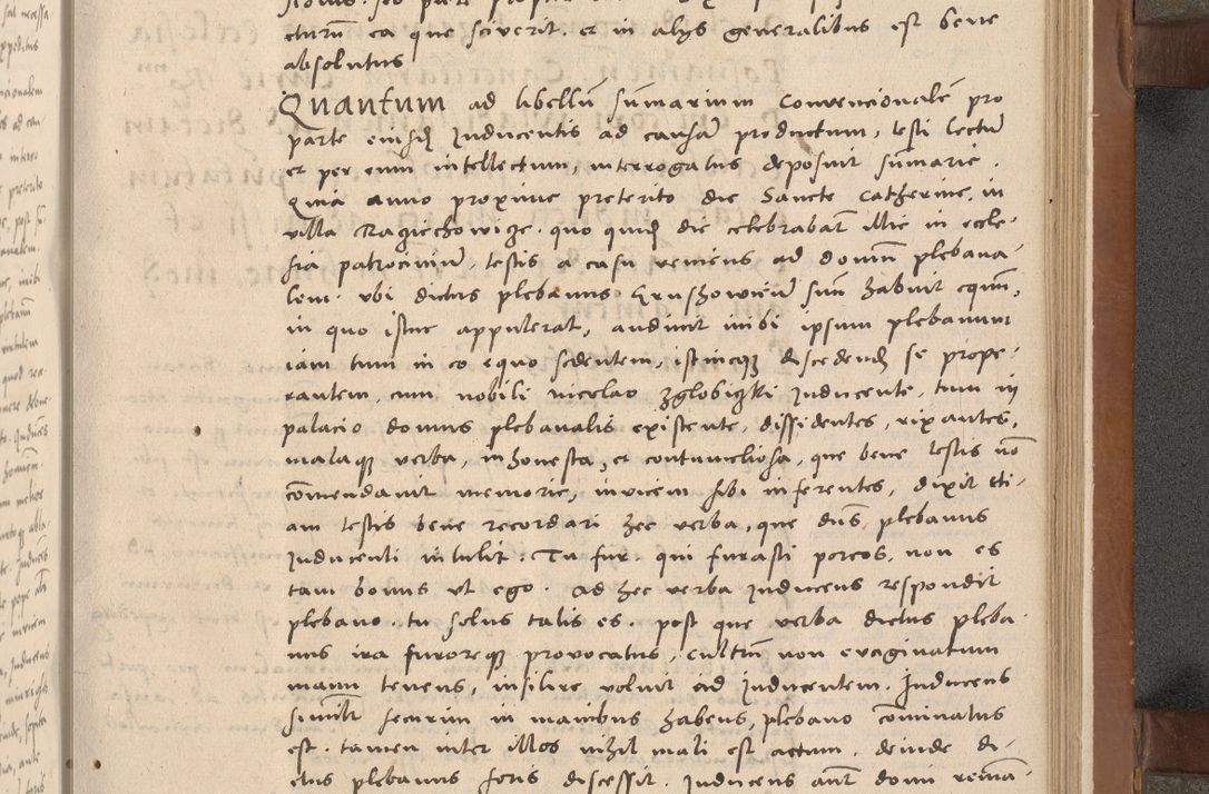 Zdjęcie nr 188 dla obiektu archiwalnego: Acta attestationum seu depositionum testium coram R. D. Petro de Gamratis, episcopo Cracoviensi, V. D. Bartholomaeo Gantkowski, Posnaniensi et Suae Paternitatis Rev. cancellario ac Sigismundo de Stazicza, decretorum doctore, auditore causarum curiae episcopalis praesidentibus ad a. D. 1540 et 1541, per me Bartholomaeum Ravensem, utraquw auctoriate notarium publicum et coram Sua Paternitatr Rev. causarum scriba feliciter inchoatum.