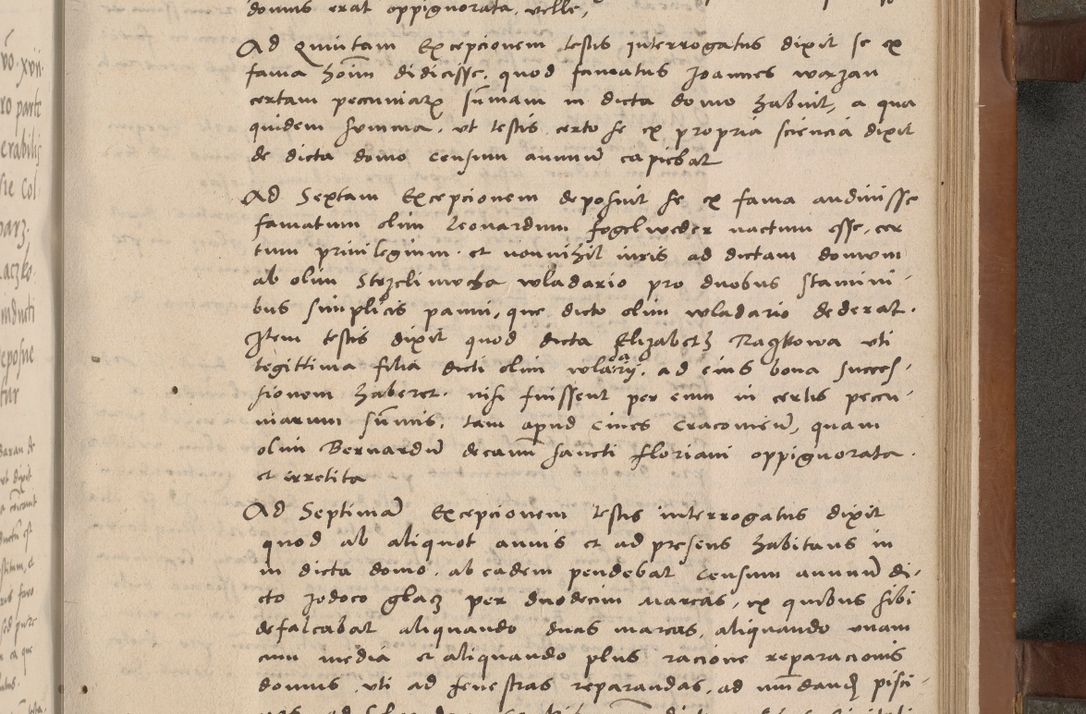 Zdjęcie nr 184 dla obiektu archiwalnego: Acta attestationum seu depositionum testium coram R. D. Petro de Gamratis, episcopo Cracoviensi, V. D. Bartholomaeo Gantkowski, Posnaniensi et Suae Paternitatis Rev. cancellario ac Sigismundo de Stazicza, decretorum doctore, auditore causarum curiae episcopalis praesidentibus ad a. D. 1540 et 1541, per me Bartholomaeum Ravensem, utraquw auctoriate notarium publicum et coram Sua Paternitatr Rev. causarum scriba feliciter inchoatum.