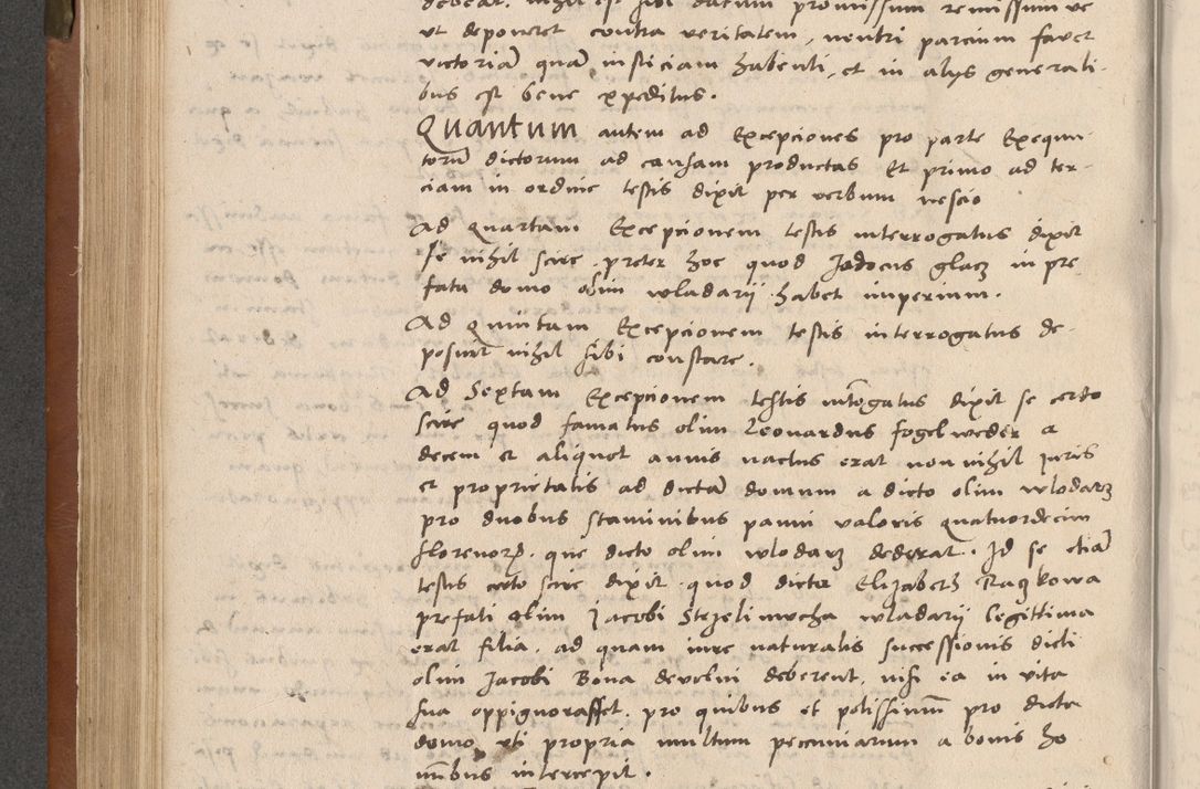 Zdjęcie nr 185 dla obiektu archiwalnego: Acta attestationum seu depositionum testium coram R. D. Petro de Gamratis, episcopo Cracoviensi, V. D. Bartholomaeo Gantkowski, Posnaniensi et Suae Paternitatis Rev. cancellario ac Sigismundo de Stazicza, decretorum doctore, auditore causarum curiae episcopalis praesidentibus ad a. D. 1540 et 1541, per me Bartholomaeum Ravensem, utraquw auctoriate notarium publicum et coram Sua Paternitatr Rev. causarum scriba feliciter inchoatum.