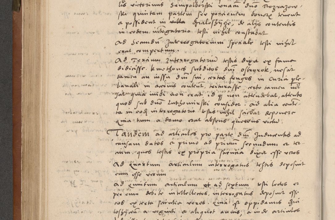 Zdjęcie nr 177 dla obiektu archiwalnego: Acta attestationum seu depositionum testium coram R. D. Petro de Gamratis, episcopo Cracoviensi, V. D. Bartholomaeo Gantkowski, Posnaniensi et Suae Paternitatis Rev. cancellario ac Sigismundo de Stazicza, decretorum doctore, auditore causarum curiae episcopalis praesidentibus ad a. D. 1540 et 1541, per me Bartholomaeum Ravensem, utraquw auctoriate notarium publicum et coram Sua Paternitatr Rev. causarum scriba feliciter inchoatum.