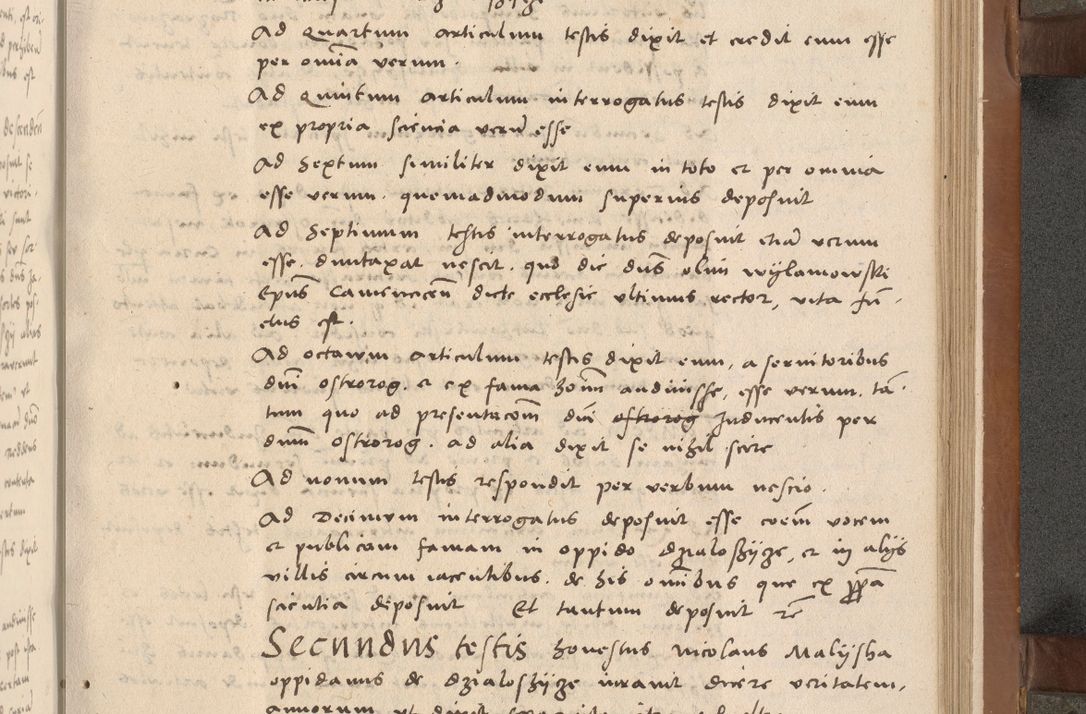 Zdjęcie nr 176 dla obiektu archiwalnego: Acta attestationum seu depositionum testium coram R. D. Petro de Gamratis, episcopo Cracoviensi, V. D. Bartholomaeo Gantkowski, Posnaniensi et Suae Paternitatis Rev. cancellario ac Sigismundo de Stazicza, decretorum doctore, auditore causarum curiae episcopalis praesidentibus ad a. D. 1540 et 1541, per me Bartholomaeum Ravensem, utraquw auctoriate notarium publicum et coram Sua Paternitatr Rev. causarum scriba feliciter inchoatum.