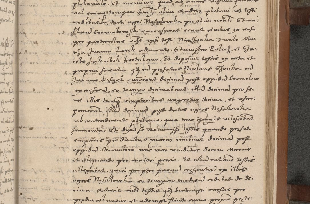 Zdjęcie nr 166 dla obiektu archiwalnego: Acta attestationum seu depositionum testium coram R. D. Petro de Gamratis, episcopo Cracoviensi, V. D. Bartholomaeo Gantkowski, Posnaniensi et Suae Paternitatis Rev. cancellario ac Sigismundo de Stazicza, decretorum doctore, auditore causarum curiae episcopalis praesidentibus ad a. D. 1540 et 1541, per me Bartholomaeum Ravensem, utraquw auctoriate notarium publicum et coram Sua Paternitatr Rev. causarum scriba feliciter inchoatum.