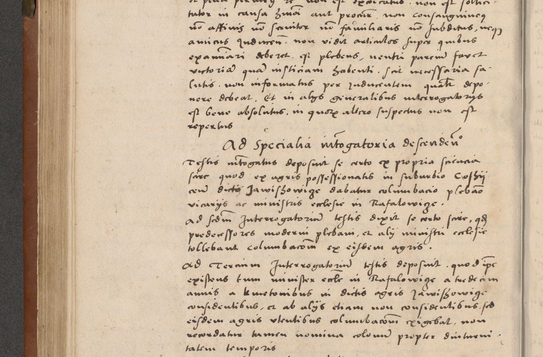 Zdjęcie nr 169 dla obiektu archiwalnego: Acta attestationum seu depositionum testium coram R. D. Petro de Gamratis, episcopo Cracoviensi, V. D. Bartholomaeo Gantkowski, Posnaniensi et Suae Paternitatis Rev. cancellario ac Sigismundo de Stazicza, decretorum doctore, auditore causarum curiae episcopalis praesidentibus ad a. D. 1540 et 1541, per me Bartholomaeum Ravensem, utraquw auctoriate notarium publicum et coram Sua Paternitatr Rev. causarum scriba feliciter inchoatum.