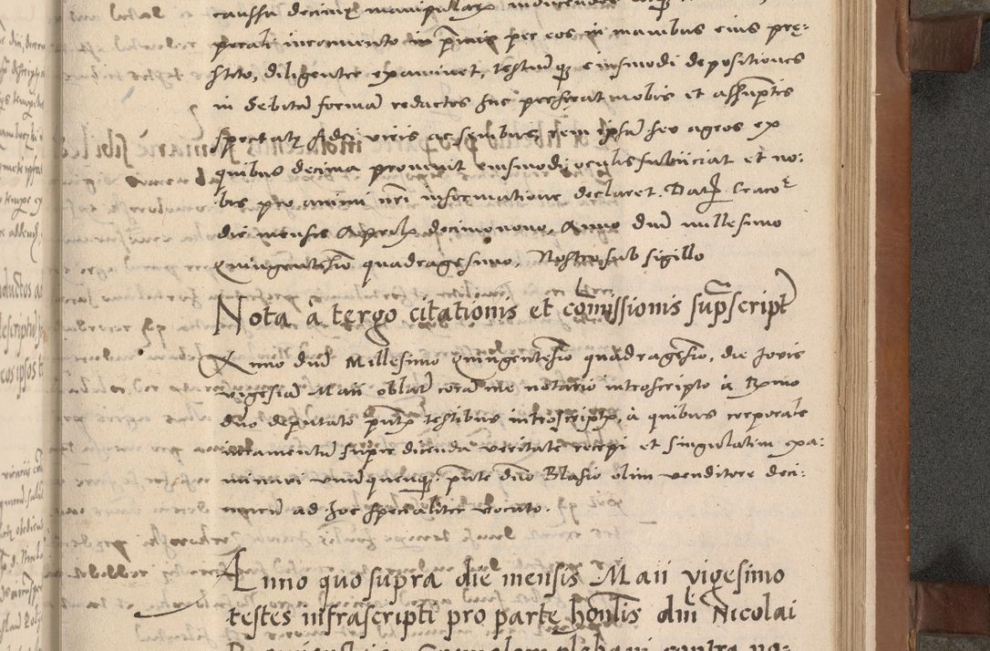 Zdjęcie nr 164 dla obiektu archiwalnego: Acta attestationum seu depositionum testium coram R. D. Petro de Gamratis, episcopo Cracoviensi, V. D. Bartholomaeo Gantkowski, Posnaniensi et Suae Paternitatis Rev. cancellario ac Sigismundo de Stazicza, decretorum doctore, auditore causarum curiae episcopalis praesidentibus ad a. D. 1540 et 1541, per me Bartholomaeum Ravensem, utraquw auctoriate notarium publicum et coram Sua Paternitatr Rev. causarum scriba feliciter inchoatum.