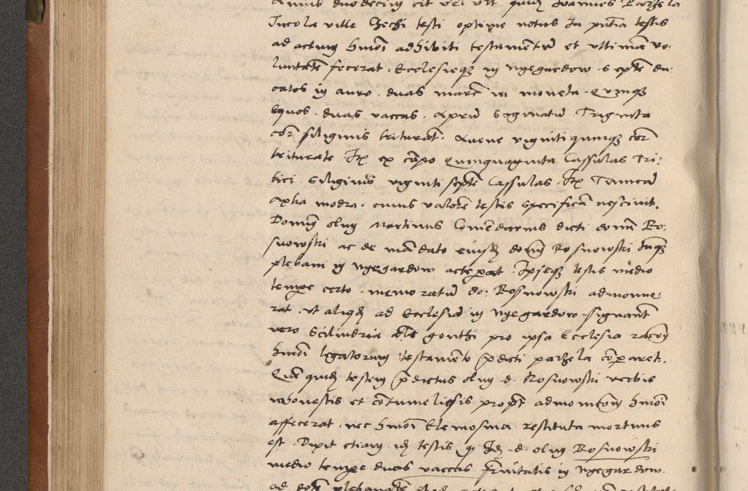 Zdjęcie nr 159 dla obiektu archiwalnego: Acta attestationum seu depositionum testium coram R. D. Petro de Gamratis, episcopo Cracoviensi, V. D. Bartholomaeo Gantkowski, Posnaniensi et Suae Paternitatis Rev. cancellario ac Sigismundo de Stazicza, decretorum doctore, auditore causarum curiae episcopalis praesidentibus ad a. D. 1540 et 1541, per me Bartholomaeum Ravensem, utraquw auctoriate notarium publicum et coram Sua Paternitatr Rev. causarum scriba feliciter inchoatum.