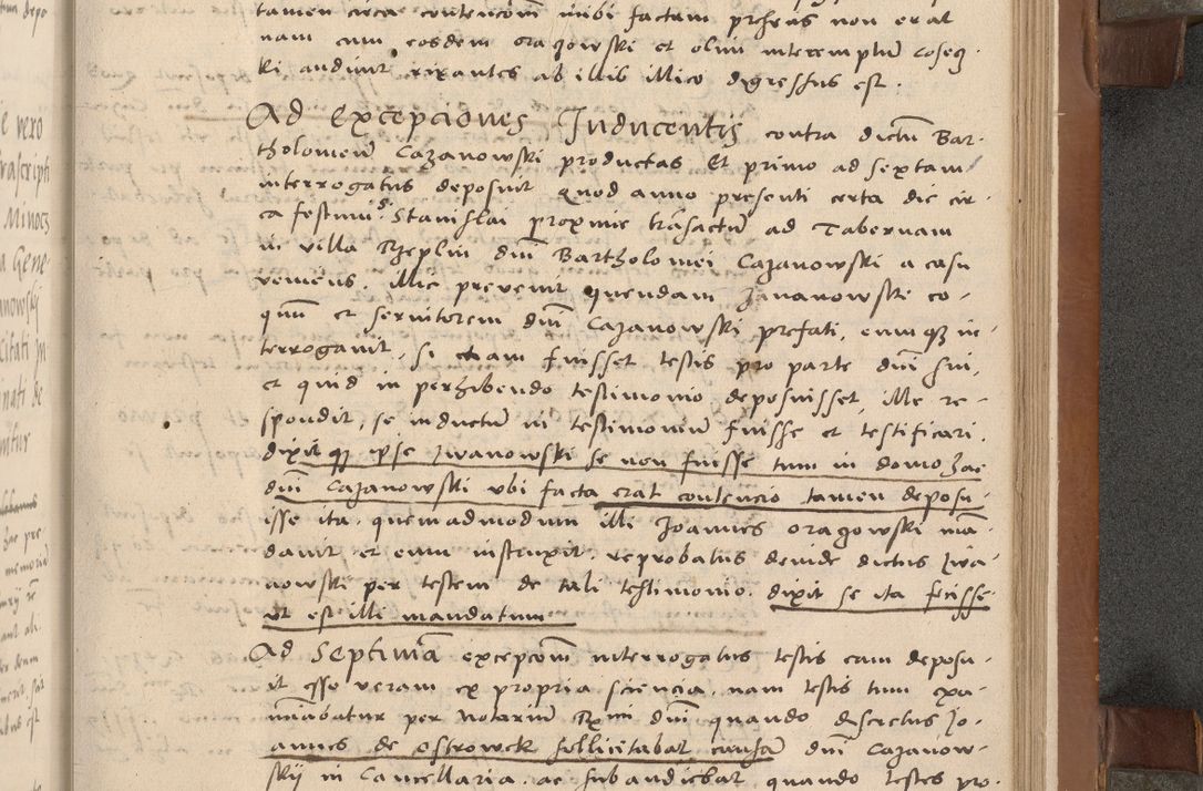 Zdjęcie nr 150 dla obiektu archiwalnego: Acta attestationum seu depositionum testium coram R. D. Petro de Gamratis, episcopo Cracoviensi, V. D. Bartholomaeo Gantkowski, Posnaniensi et Suae Paternitatis Rev. cancellario ac Sigismundo de Stazicza, decretorum doctore, auditore causarum curiae episcopalis praesidentibus ad a. D. 1540 et 1541, per me Bartholomaeum Ravensem, utraquw auctoriate notarium publicum et coram Sua Paternitatr Rev. causarum scriba feliciter inchoatum.