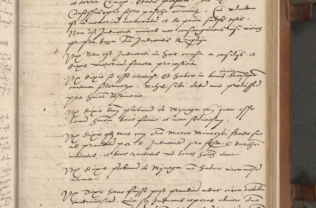 Zdjęcie nr 128 dla obiektu archiwalnego: Acta attestationum seu depositionum testium coram R. D. Petro de Gamratis, episcopo Cracoviensi, V. D. Bartholomaeo Gantkowski, Posnaniensi et Suae Paternitatis Rev. cancellario ac Sigismundo de Stazicza, decretorum doctore, auditore causarum curiae episcopalis praesidentibus ad a. D. 1540 et 1541, per me Bartholomaeum Ravensem, utraquw auctoriate notarium publicum et coram Sua Paternitatr Rev. causarum scriba feliciter inchoatum.