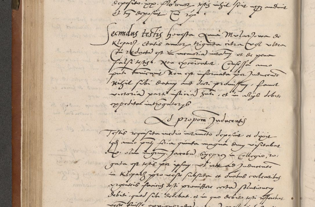Zdjęcie nr 125 dla obiektu archiwalnego: Acta attestationum seu depositionum testium coram R. D. Petro de Gamratis, episcopo Cracoviensi, V. D. Bartholomaeo Gantkowski, Posnaniensi et Suae Paternitatis Rev. cancellario ac Sigismundo de Stazicza, decretorum doctore, auditore causarum curiae episcopalis praesidentibus ad a. D. 1540 et 1541, per me Bartholomaeum Ravensem, utraquw auctoriate notarium publicum et coram Sua Paternitatr Rev. causarum scriba feliciter inchoatum.