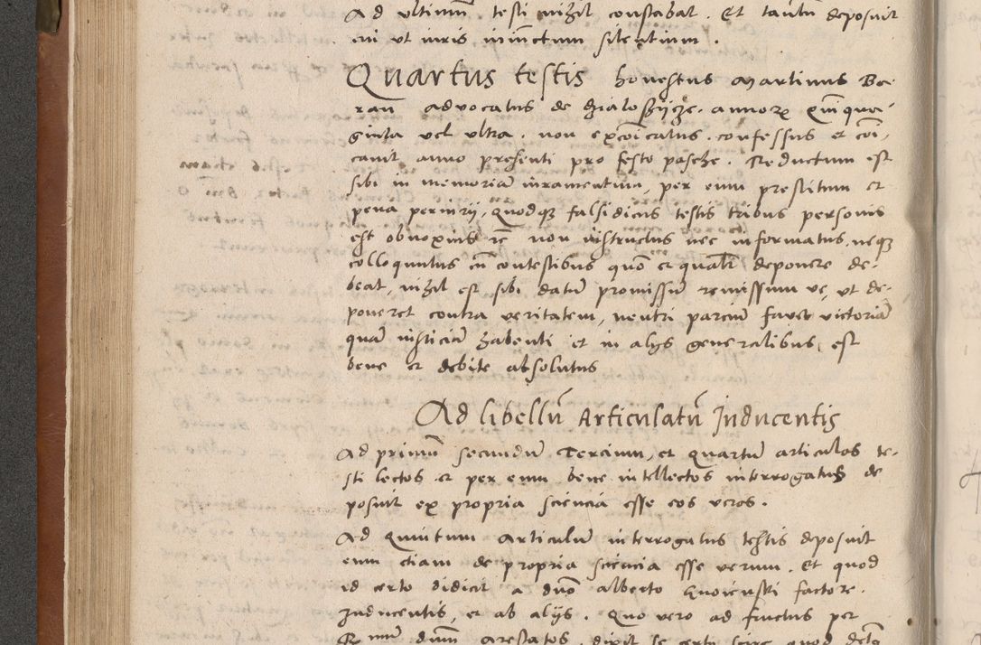 Zdjęcie nr 123 dla obiektu archiwalnego: Acta attestationum seu depositionum testium coram R. D. Petro de Gamratis, episcopo Cracoviensi, V. D. Bartholomaeo Gantkowski, Posnaniensi et Suae Paternitatis Rev. cancellario ac Sigismundo de Stazicza, decretorum doctore, auditore causarum curiae episcopalis praesidentibus ad a. D. 1540 et 1541, per me Bartholomaeum Ravensem, utraquw auctoriate notarium publicum et coram Sua Paternitatr Rev. causarum scriba feliciter inchoatum.