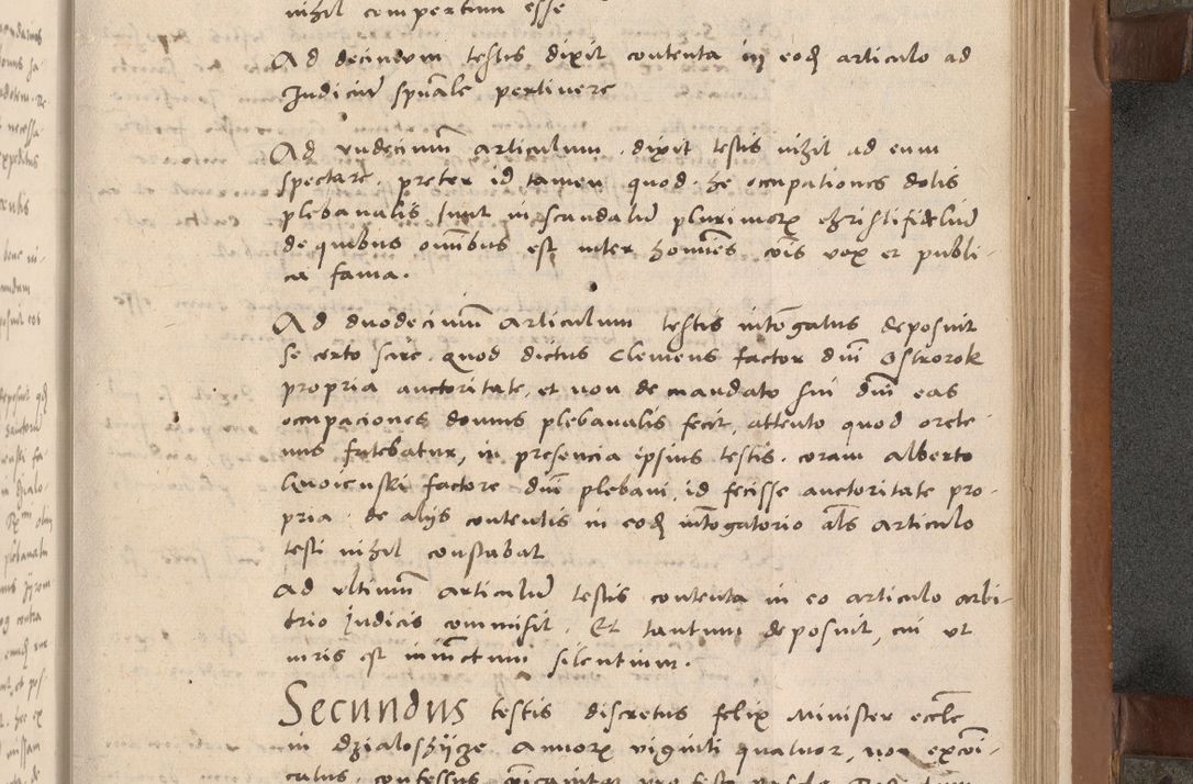 Zdjęcie nr 120 dla obiektu archiwalnego: Acta attestationum seu depositionum testium coram R. D. Petro de Gamratis, episcopo Cracoviensi, V. D. Bartholomaeo Gantkowski, Posnaniensi et Suae Paternitatis Rev. cancellario ac Sigismundo de Stazicza, decretorum doctore, auditore causarum curiae episcopalis praesidentibus ad a. D. 1540 et 1541, per me Bartholomaeum Ravensem, utraquw auctoriate notarium publicum et coram Sua Paternitatr Rev. causarum scriba feliciter inchoatum.