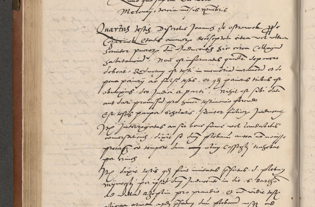 Zdjęcie nr 117 dla obiektu archiwalnego: Acta attestationum seu depositionum testium coram R. D. Petro de Gamratis, episcopo Cracoviensi, V. D. Bartholomaeo Gantkowski, Posnaniensi et Suae Paternitatis Rev. cancellario ac Sigismundo de Stazicza, decretorum doctore, auditore causarum curiae episcopalis praesidentibus ad a. D. 1540 et 1541, per me Bartholomaeum Ravensem, utraquw auctoriate notarium publicum et coram Sua Paternitatr Rev. causarum scriba feliciter inchoatum.