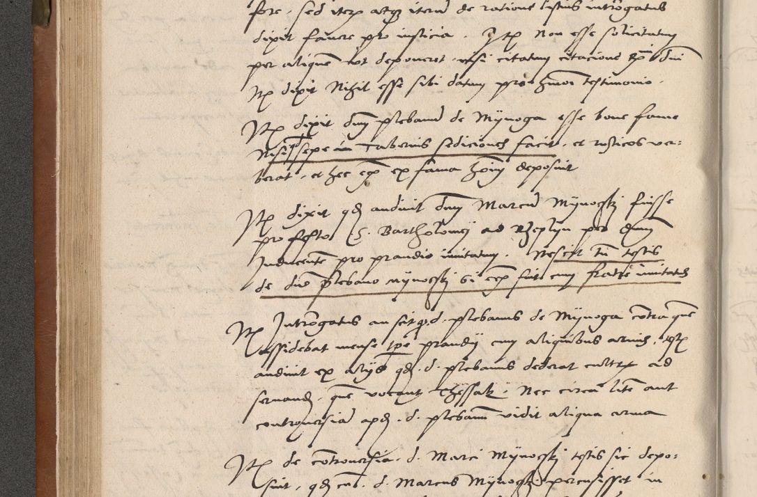 Zdjęcie nr 113 dla obiektu archiwalnego: Acta attestationum seu depositionum testium coram R. D. Petro de Gamratis, episcopo Cracoviensi, V. D. Bartholomaeo Gantkowski, Posnaniensi et Suae Paternitatis Rev. cancellario ac Sigismundo de Stazicza, decretorum doctore, auditore causarum curiae episcopalis praesidentibus ad a. D. 1540 et 1541, per me Bartholomaeum Ravensem, utraquw auctoriate notarium publicum et coram Sua Paternitatr Rev. causarum scriba feliciter inchoatum.