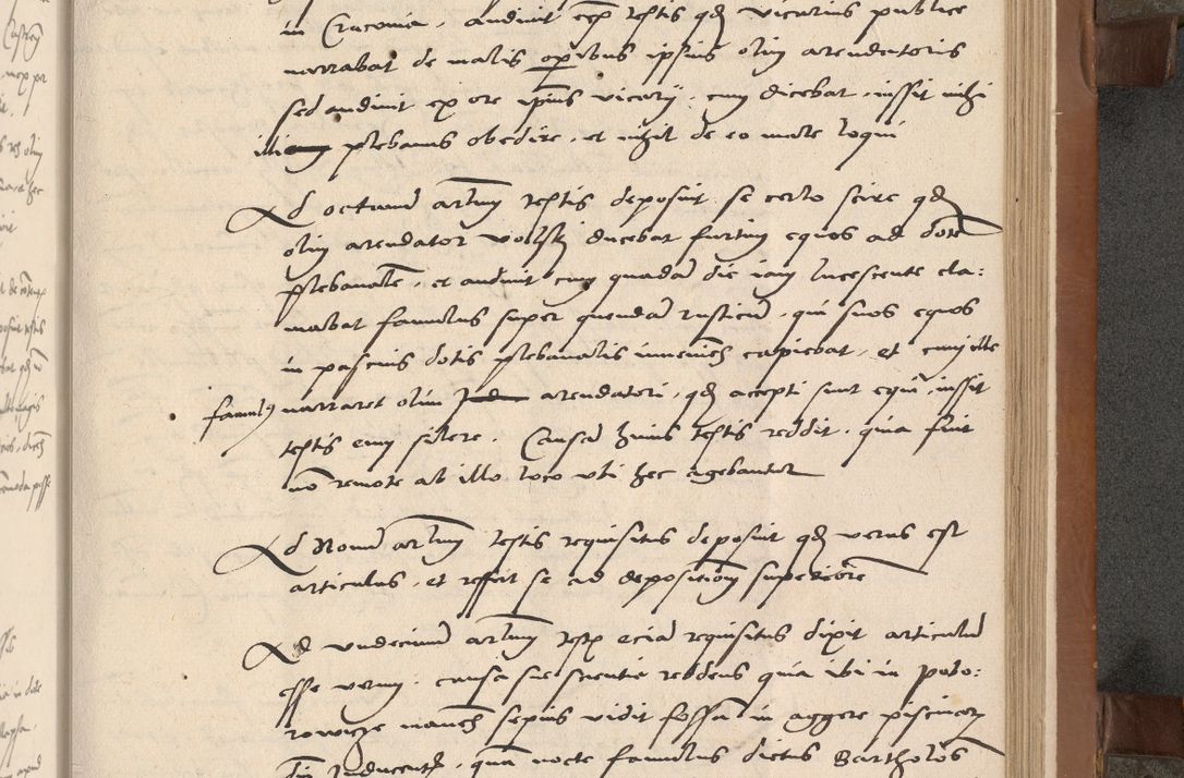 Zdjęcie nr 106 dla obiektu archiwalnego: Acta attestationum seu depositionum testium coram R. D. Petro de Gamratis, episcopo Cracoviensi, V. D. Bartholomaeo Gantkowski, Posnaniensi et Suae Paternitatis Rev. cancellario ac Sigismundo de Stazicza, decretorum doctore, auditore causarum curiae episcopalis praesidentibus ad a. D. 1540 et 1541, per me Bartholomaeum Ravensem, utraquw auctoriate notarium publicum et coram Sua Paternitatr Rev. causarum scriba feliciter inchoatum.