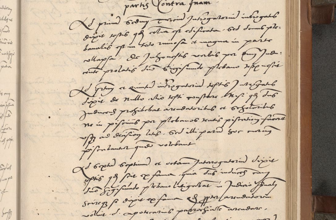 Zdjęcie nr 104 dla obiektu archiwalnego: Acta attestationum seu depositionum testium coram R. D. Petro de Gamratis, episcopo Cracoviensi, V. D. Bartholomaeo Gantkowski, Posnaniensi et Suae Paternitatis Rev. cancellario ac Sigismundo de Stazicza, decretorum doctore, auditore causarum curiae episcopalis praesidentibus ad a. D. 1540 et 1541, per me Bartholomaeum Ravensem, utraquw auctoriate notarium publicum et coram Sua Paternitatr Rev. causarum scriba feliciter inchoatum.