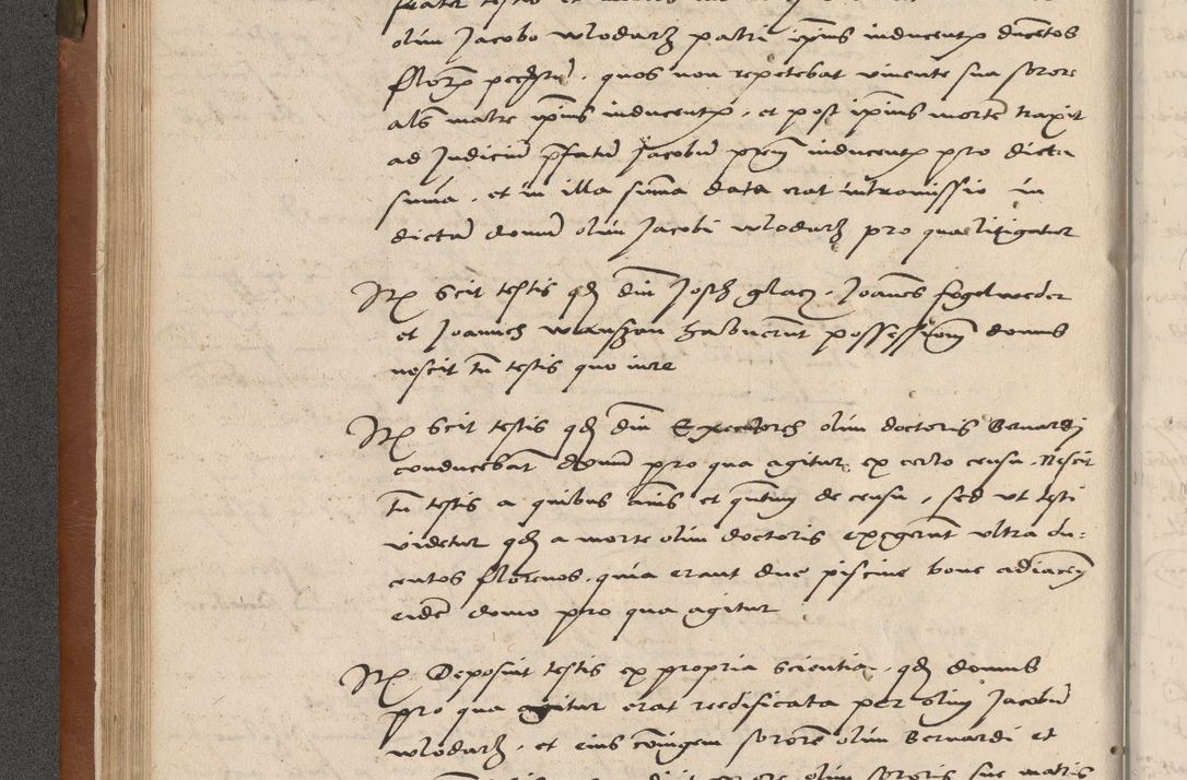 Zdjęcie nr 75 dla obiektu archiwalnego: Acta attestationum seu depositionum testium coram R. D. Petro de Gamratis, episcopo Cracoviensi, V. D. Bartholomaeo Gantkowski, Posnaniensi et Suae Paternitatis Rev. cancellario ac Sigismundo de Stazicza, decretorum doctore, auditore causarum curiae episcopalis praesidentibus ad a. D. 1540 et 1541, per me Bartholomaeum Ravensem, utraquw auctoriate notarium publicum et coram Sua Paternitatr Rev. causarum scriba feliciter inchoatum.