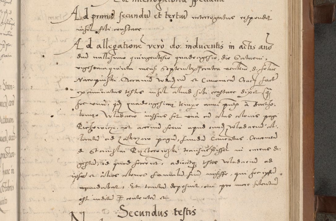 Zdjęcie nr 68 dla obiektu archiwalnego: Acta attestationum seu depositionum testium coram R. D. Petro de Gamratis, episcopo Cracoviensi, V. D. Bartholomaeo Gantkowski, Posnaniensi et Suae Paternitatis Rev. cancellario ac Sigismundo de Stazicza, decretorum doctore, auditore causarum curiae episcopalis praesidentibus ad a. D. 1540 et 1541, per me Bartholomaeum Ravensem, utraquw auctoriate notarium publicum et coram Sua Paternitatr Rev. causarum scriba feliciter inchoatum.